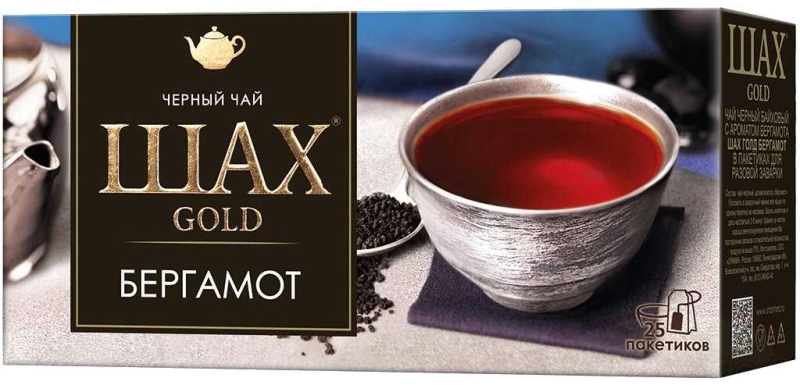 Schwarzer Tee "Shah Gold" aromatisiert-Bergamotte 25Btl.